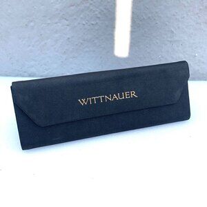 Wittnauer Black Velvet Magnetic Glasses Case Slim Profile
